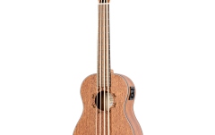 Ukulele bas LH Ortega Lizard Series Bass Lefty - Natural Mahogany + Bag