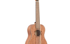 Ukulele bas LH Ortega Lizard Series Bass Lefty - Natural Mahogany + Bag