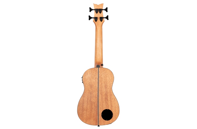 Ukulele bas LH Ortega Lizard Series Bass Lefty - Natural Mahogany + Bag