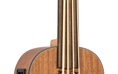 Ukulele bas Ortega Bass Lizard Series inclusive Gigbag Fretless - NT - Natural Mahagony