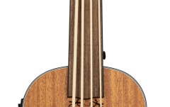 Ukulele bas Ortega Bass Lizard Series inclusive Gigbag Fretless - NT - Natural Mahagony