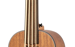 Ukulele bas Ortega Bass Lizard Series inclusive Gigbag Fretless - NT - Natural Mahagony