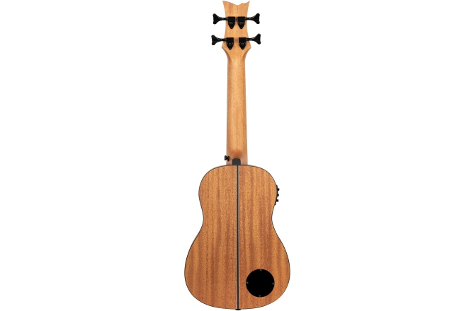 Ukulele bas Ortega Bass Lizard Series inclusive Gigbag Fretless - NT - Natural Mahagony