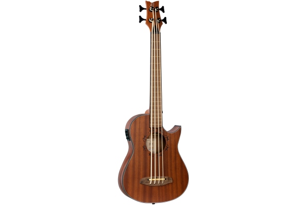 Lizard Series Acoustic Bass - Mahogany Lizard Satin + Bag &#38; Poly Strings