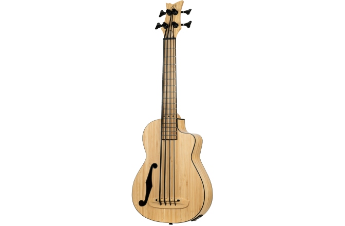 Ukulele Bas Ortega Solid Bamboo Bass Ukulele + Bag