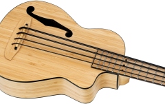Ukulele Bas Ortega Solid Bamboo Bass Ukulele + Bag