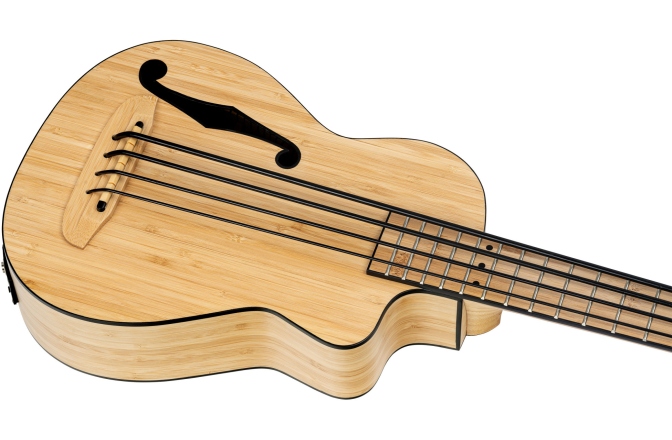 Ukulele Bas Ortega Solid Bamboo Bass Ukulele + Bag