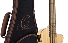 Ukulele Bas Ortega Solid Bamboo Bass Ukulele + Bag