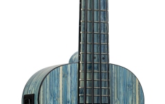 Ukulele Bas Ortega Solid Bamboo Bass Ukulele Jean Stonewashed + Bag