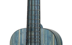 Ukulele Bas Ortega Solid Bamboo Bass Ukulele Jean Stonewashed + Bag