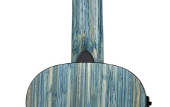 Ukulele Bas Ortega Solid Bamboo Bass Ukulele Jean Stonewashed + Bag