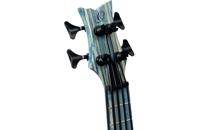 Ukulele Bas Ortega Solid Bamboo Bass Ukulele Jean Stonewashed + Bag