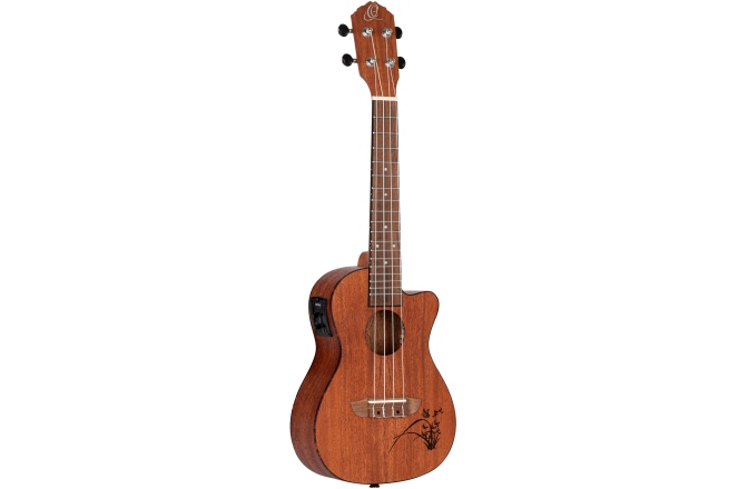 Ukulele concert Ortega Bonfire Series Concert Ukulele with Tuner - laser engraved