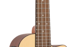 Ukulele concert Ortega Concert Ukulele - Bonfire Series/Preamp - Natural Spruce - laser engraved