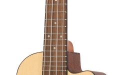 Ukulele concert Ortega Concert Ukulele - Bonfire Series/Preamp - Natural Spruce - laser engraved