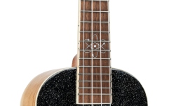Ukulele concert Ortega Element Series Concert Ukulele 4 String - Metallic Black + Bag