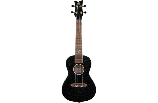 Ukulele concert Ortega Element Series Concert Ukulele 4 String - Metallic Black + Bag