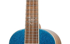 Ukulele concert Ortega Element Series Concert Ukulele 4 String - Metallic Blue + Bag