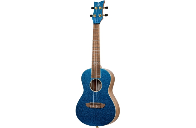 Ukulele concert Ortega Element Series Concert Ukulele 4 String - Metallic Blue + Bag