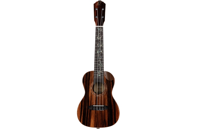 Ukulele concert Ortega Elite Series Concert Ukulele 4 String - solid Ebony top + Bag