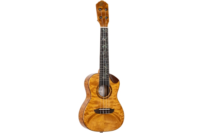 Ukulele concert Ortega Elite Series Concert Ukulele 4 String - solid quilted Maple Top + Bag