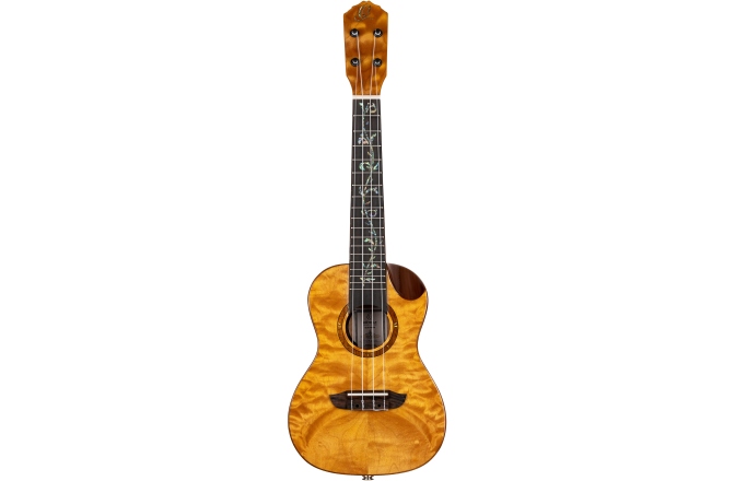 Ukulele concert Ortega Elite Series Concert Ukulele 4 String - solid quilted Maple Top + Bag