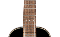 Ukulele concert Ortega Onyx Series Concert Ukulele 4 String - All Gloss Black + Bag