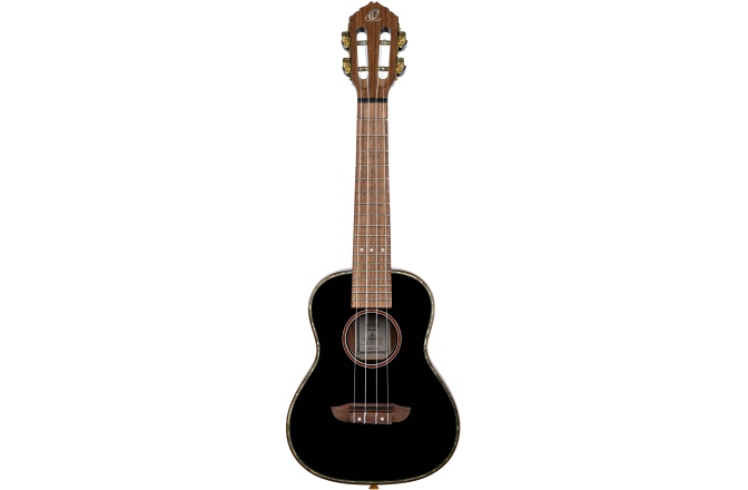 Ukulele concert Ortega Onyx Series Concert Ukulele 4 String - All Gloss Black + Bag