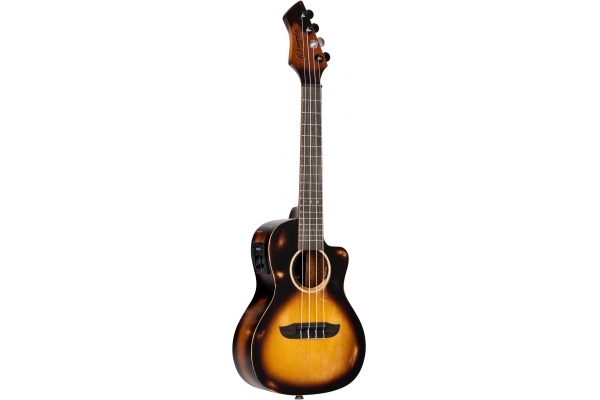 The Private Room Series Concert Ukulele 4 String - distressed tabacco finish + Bag