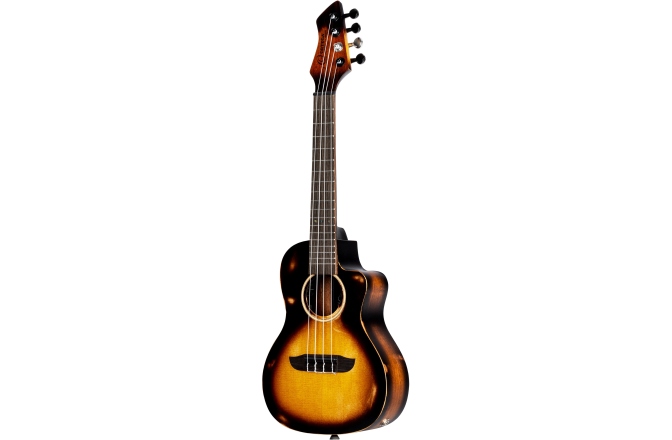 Ukulele Concert Ortega The Private Room Series Concert Ukulele 4 String - distressed tabacco finish + Bag