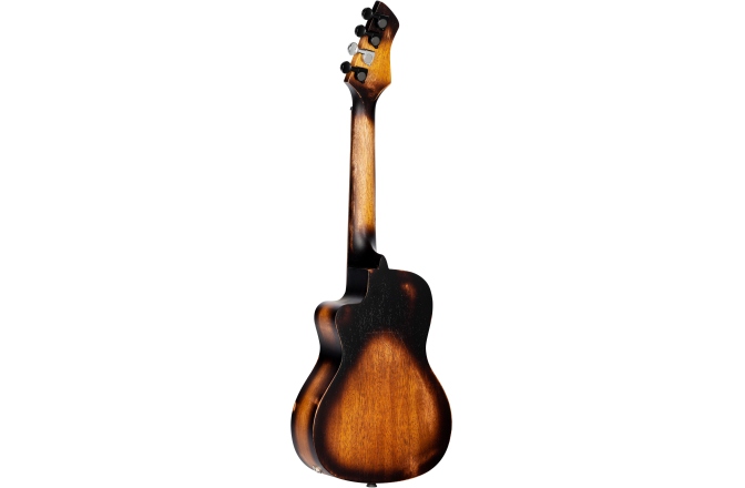 Ukulele Concert Ortega The Private Room Series Concert Ukulele 4 String - distressed tabacco finish + Bag