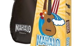 Ukulele cu accesorii Mahalo Learn 2 Play Pack Kahiko Soprano Brown