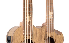 Ukulele cu Gât Dublu (Bas și Tenor) Ortega Custom Double Neck Ukulele HYDRA-BSTE