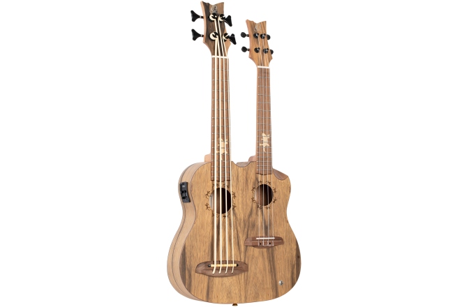 Ukulele cu Gât Dublu (Bas și Tenor) Ortega Custom Double Neck Ukulele HYDRA-BSTE