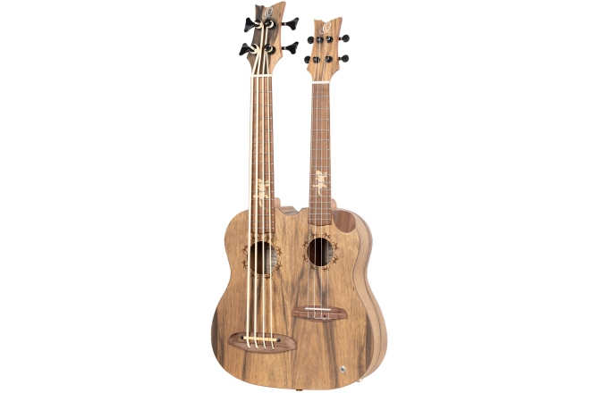 Ukulele cu Gât Dublu (Bas și Tenor) Ortega Custom Double Neck Ukulele HYDRA-BSTE