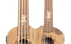 Ukulele cu Gât Dublu (Bas și Tenor) Ortega Custom Double Neck Ukulele HYDRA-BSTE