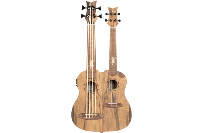 Ukulele cu Gât Dublu (Bas și Tenor) Ortega Custom Double Neck Ukulele HYDRA-BSTE