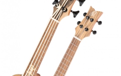 Ukulele cu Gât Dublu (Bas și Tenor) Ortega Custom Double Neck Ukulele HYDRA-BSTE