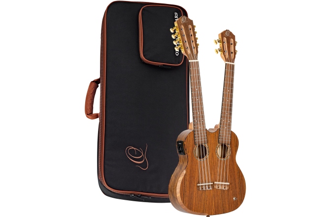 Ukulele cu Gât Dublu Ortega Custom Double Neck Ukulele HYDRA