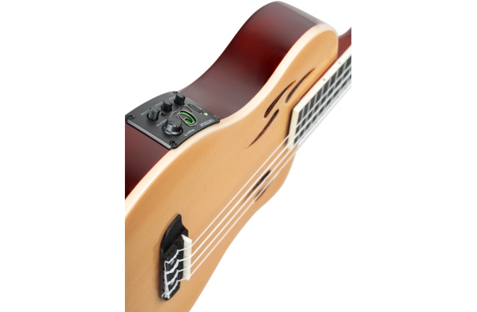 Ukulele electro-acustic Tenor Ortega TourPlayer Series Tenor Ukulele 4-String + Gig Bag RTPS-U-NAT