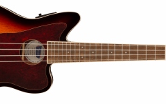 Ukulele electroacustic Fender Fullerton Jazzmaster Uke, Walnut Fingerboard, Tortoiseshell Pickguard, 3-Color Sunburst