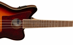 Ukulele electroacustic Fender Fullerton Jazzmaster Uke, Walnut Fingerboard, Tortoiseshell Pickguard, 3-Color Sunburst
