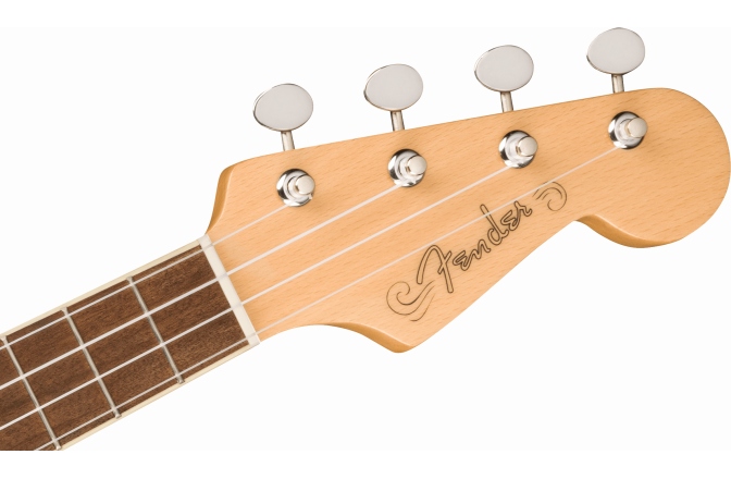 Ukulele electroacustic Fender Fullerton Jazzmaster Uke, Walnut Fingerboard, Tortoiseshell Pickguard, 3-Color Sunburst