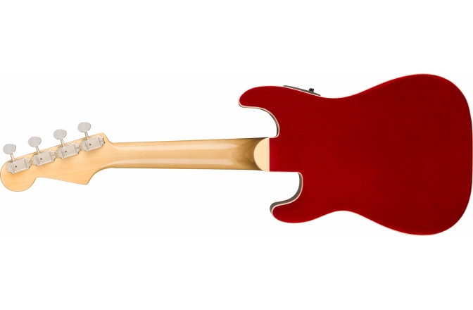 Ukulele electroacustic Fender Fullerton Strat Uke Walnut Fingerboard White Pickguard Candy Apple Red