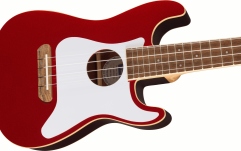 Ukulele electroacustic Fender Fullerton Strat Uke Walnut Fingerboard White Pickguard Candy Apple Red
