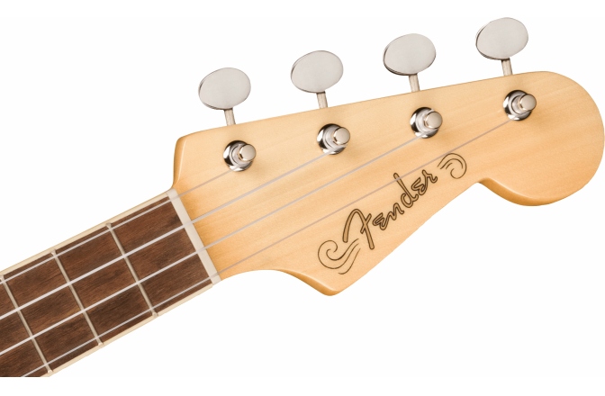 Ukulele electroacustic Fender Fullerton Strat Uke Walnut Fingerboard White Pickguard Candy Apple Red
