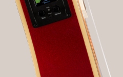 Ukulele electroacustic Fender Fullerton Strat Uke Walnut Fingerboard White Pickguard Candy Apple Red
