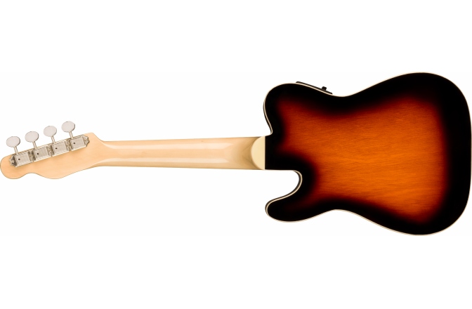 Ukulele electroacustic Fender Fullerton Tele Uke, Walnut Fingerboard White Pickguard 2-Color Sunburst