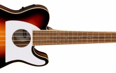 Ukulele electroacustic Fender Fullerton Tele Uke, Walnut Fingerboard White Pickguard 2-Color Sunburst