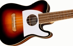 Ukulele electroacustic Fender Fullerton Tele Uke, Walnut Fingerboard White Pickguard 2-Color Sunburst
